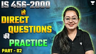 IS 4562000 Part2  PYQs Practice  RCC  Harshna Verma [upl. by Enitsahc936]