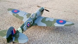 Parkzone Spitfire MKIX Flight Review [upl. by Jillian8]