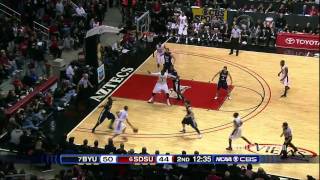 BYUs Jimmer Fredette Destroys SDSU [upl. by Giarg]