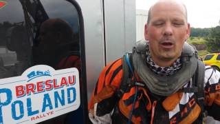 Breslau Rally Poland 2017  Interview with Biker Jan Hendrik Neumann [upl. by Kauslick]