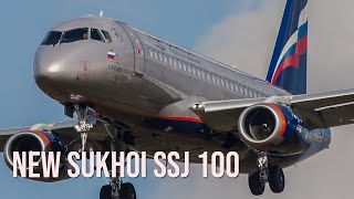 Russian Sukhoi Superjet 100 Using Only Local Components Took to the Skies for the First Time [upl. by Mikal]