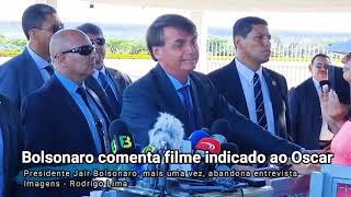 BOLSONARO COMENTA DOCUMENTÁRIO DEMOCRACIA EM VERTIGEM  Classifica obra como porcaria e ‘ficção’ [upl. by Leidag]