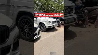 WHITE G WAGON AND BLACK G WAGON 😮‍💨☠️ MERCEDES BENZ G CLASS G WAGON’S ROAD PRESENCE glclass [upl. by Redvers]