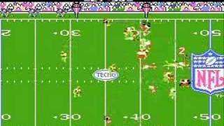 Tecmo Super Bowl  Mike Golic lurch [upl. by Asylla]