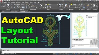 AutoCAD Layout Tutorial for Beginners [upl. by Lamphere]