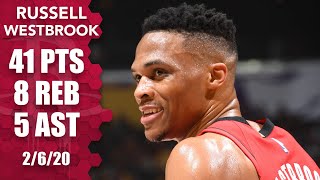 Russell Westbrook racks up 41 points for smallball Rockets vs Lakers  201920 NBA Highlights [upl. by Ayres257]