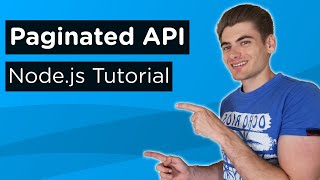 Create A Paginated API With Nodejs  Complete Tutorial [upl. by Carson294]