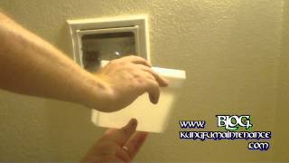 Best Way To Reset A Bathroom Exhaust Fan Light Cover That Falls Off Or Keeps Falling Down [upl. by Rifkin]