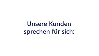 Unsere Kunden sprechen für sich [upl. by Attenod512]