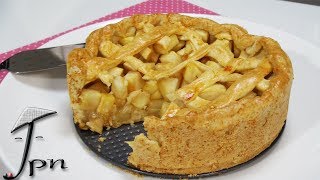 Receita de torta de maçã BEM SIMPLES [upl. by Cantlon]