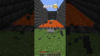 Deluding Traps at different Ages meme shorts minecraft [upl. by Warren]