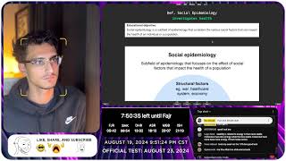 MCAT Study Livestream [upl. by Nessy]