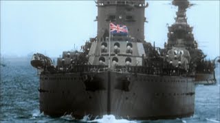 WW2  The Battle of the Atlantic Real Footage in Colour [upl. by Juanne71]