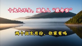 十兔九不全，属兔人“最命苦”的两个出生月份，你家有吗 [upl. by Elokyn]