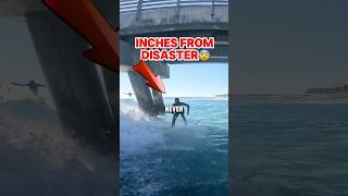 I Thought It Was OVER😨🙏… viralvideos shortsviral shorts surfing beach ocean viral scary [upl. by Nhguavoj339]