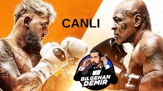 2 SAATTE 15 MİLYON I Mike Tyson vs Jake Paul CANLI YAYINI I Bilgehan Demir [upl. by Anuahsat]