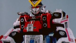 Power Rangers Turbo  The Fall of the Phantom  Rescue Megazord  First Battle [upl. by Enelad]