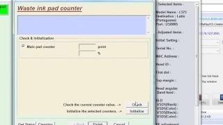 Reset Epson L575 [upl. by Naihtsirc]