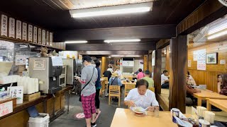 喜多方 ラーメン【坂内 食堂・喜多方 本店】店内の風景 [upl. by Hough]