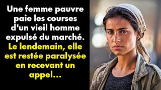 Une femme pauvre paie les courses dun vieil homme expulsé du marché Le lendemain elle est [upl. by Nosyaj]