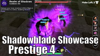 Shadowblade Prestige 4 Class Showcase  All Skills and Abilities  World Zero [upl. by Fielding697]