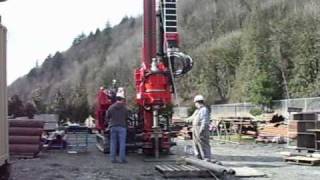 Watch a sonic drill rig buzz through the ground [upl. by Crompton]