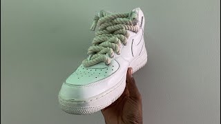 ROPE LACE AF1 TUTORIAL [upl. by Ladnar]