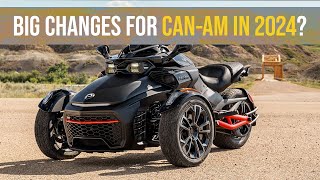 New 2024 CanAm Spyder amp Ryker Lineup  My Honest Impressions [upl. by Rennane]