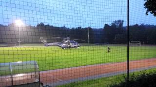 Hochwasser 2013 Hubschrauber landen in Colditz [upl. by Tireb253]