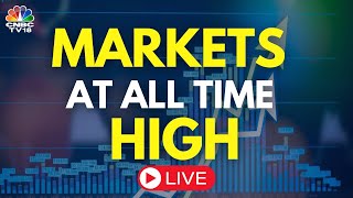 LIVE Market At AllTime High  Nifty 50 Hits Record High Led by Reliance Infosys  CNBC TV18 Live [upl. by Dorette]