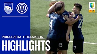 POKER amp WIN ⚽⚽⚽⚽  PESCARA 04 INTER  U19 HIGHLIGHTS  CAMPIONATO PRIMAVERA 1 TIM ⚫🔵 [upl. by Hanus589]