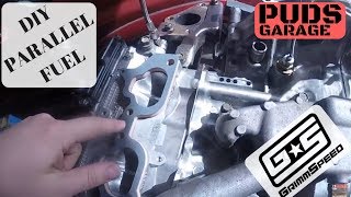 DIY Subaru Parallel Fuel Rail Setup amp Grimmspeed Phenolic Spacers [upl. by Aidam]