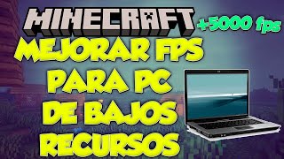 AUMENTAR LOS FPS EN MINECRAFT DE MANERA INSANAðŸ˜µ CUALQUIER PC 2024 ðŸ‘¹ Y CUALQUIER JUEGO pc humilde ðŸ¥µ [upl. by Olegnaleahcim845]