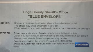 Tioga County PA Sheriffs Office Implements Blue Envelope Program [upl. by Akcebar]