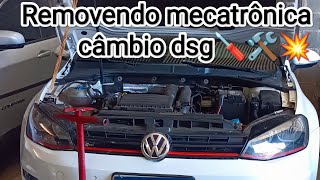 como remover mecatrônica câmbio DSG DQ200 Audi A1 Audi A3 14 TFSI e VW Golf 14 TSI💥🛠️🪛🧰🙏 [upl. by Moitoso]