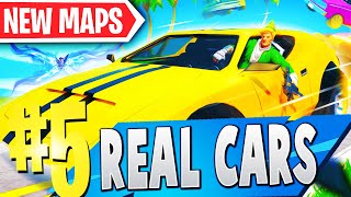 TOP 5 Best CAR RACING Creative Maps In Fortnite  Fortnite Car Map CODES NEW CARS [upl. by Briano235]