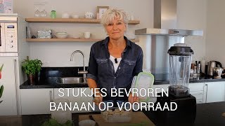 Stukjes bevroren banaan op voorraad [upl. by Reggy]