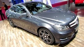 2012 MercedesBenz C220 CDI Coupe  Exterior Walkaround  2012 Paris Auto Show [upl. by Yesiad868]