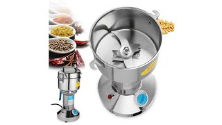 stone grinder machine 1000g  spice grinder machine Review  homemade turmeric powder [upl. by Gilly]