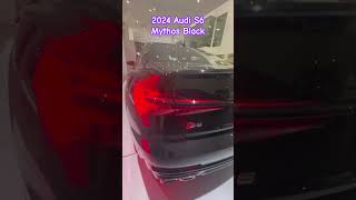 2024 Audi S6 Mythos Black with Black package [upl. by Akimihs]