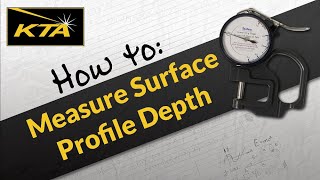 How to Measure Surface Profile Depth with Testex PressOFilm Replica TapeSpring Micrometer [upl. by Hadeehsar]