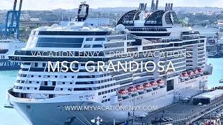 MSC Grandiosa Ship and Suite Tour 1080p [upl. by Lengel]