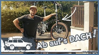 Offroad Camper Ausbau 24  FAHRRAD sicher befestigen  JEEP CHEROKEE XJ OVERLAND  4x4 [upl. by Som]