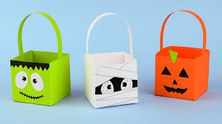 Lavoretti di carta per Halloween fai da te  DIY Paper craft ideas [upl. by Itin]