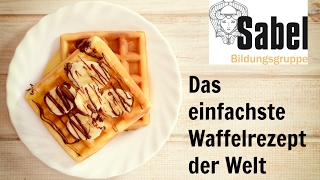 Das einfachste Waffelrezept ever [upl. by Hartfield]