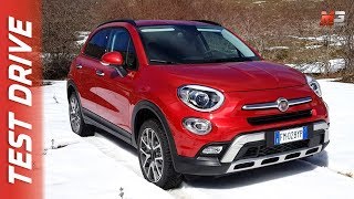 NEW FIAT 500X CROSS 4X4 2018  FIRST SNOW TEST DRIVE [upl. by Jocelyne]