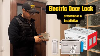 Electromagnetic Door Lock  unboxing presentation and installation SilverCloud [upl. by Elliot]