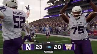 Huge Upset and Overtime Win Against 15 Ranked Washington Huskies Road To Glory QB Ep 4 [upl. by Tenner]