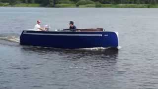 Lillebror E 78 electric boat test run [upl. by Holbrook]