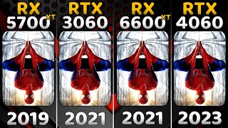 RX 5700 XT vs RTX 3060 vs RX 6600 XT vs RTX 4060  1080p1440p  14 Games  The Ultimate Comparison [upl. by Anigriv]